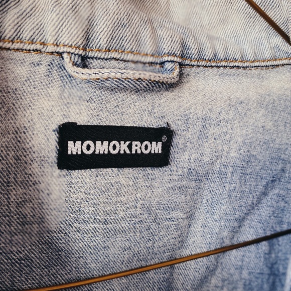 PRETTY LITTLE THING Distressed Light Wash Oversized Denim Jacket - Picture 2 of 5